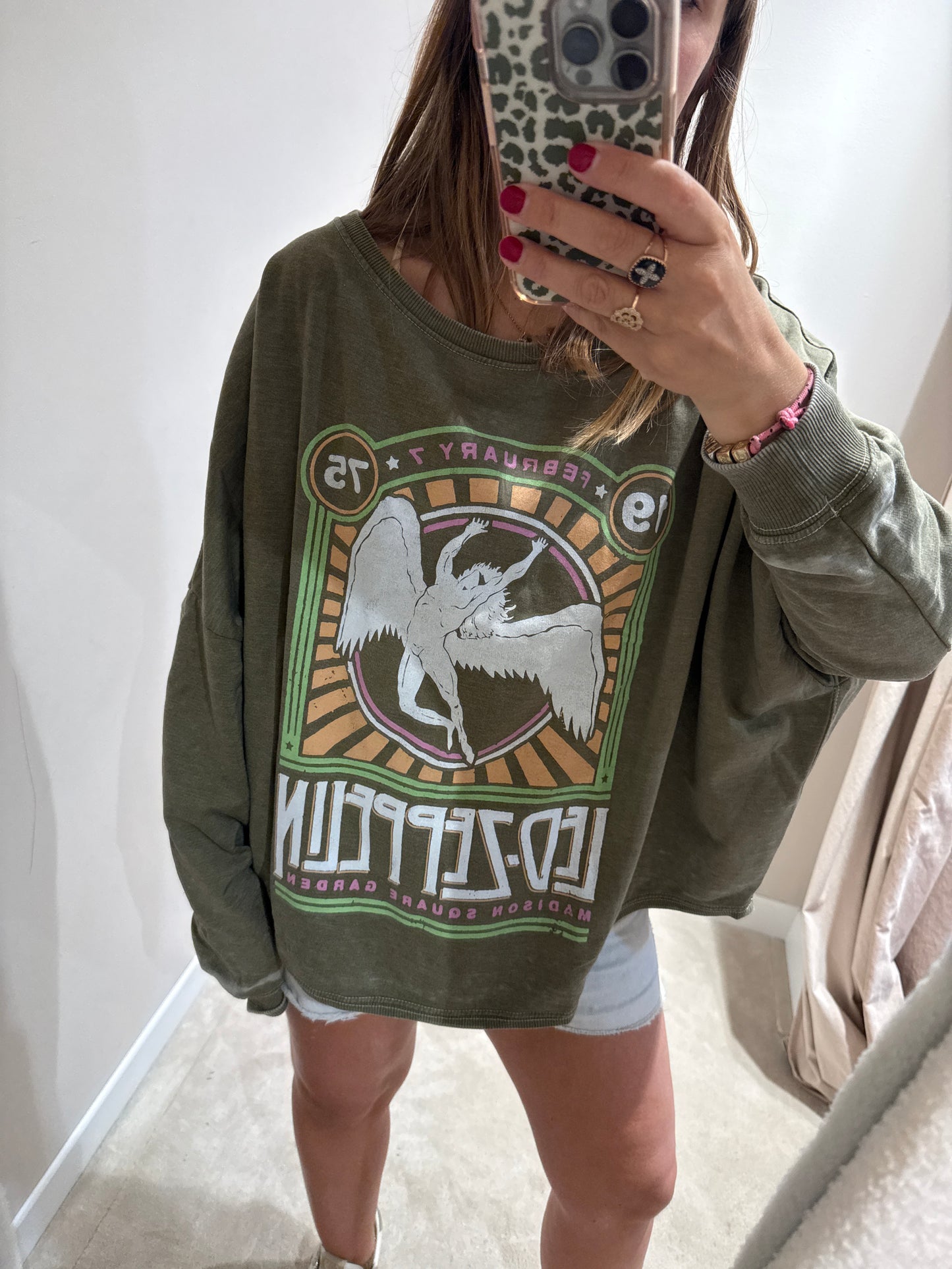 Sweat Les-Zepplin kaki