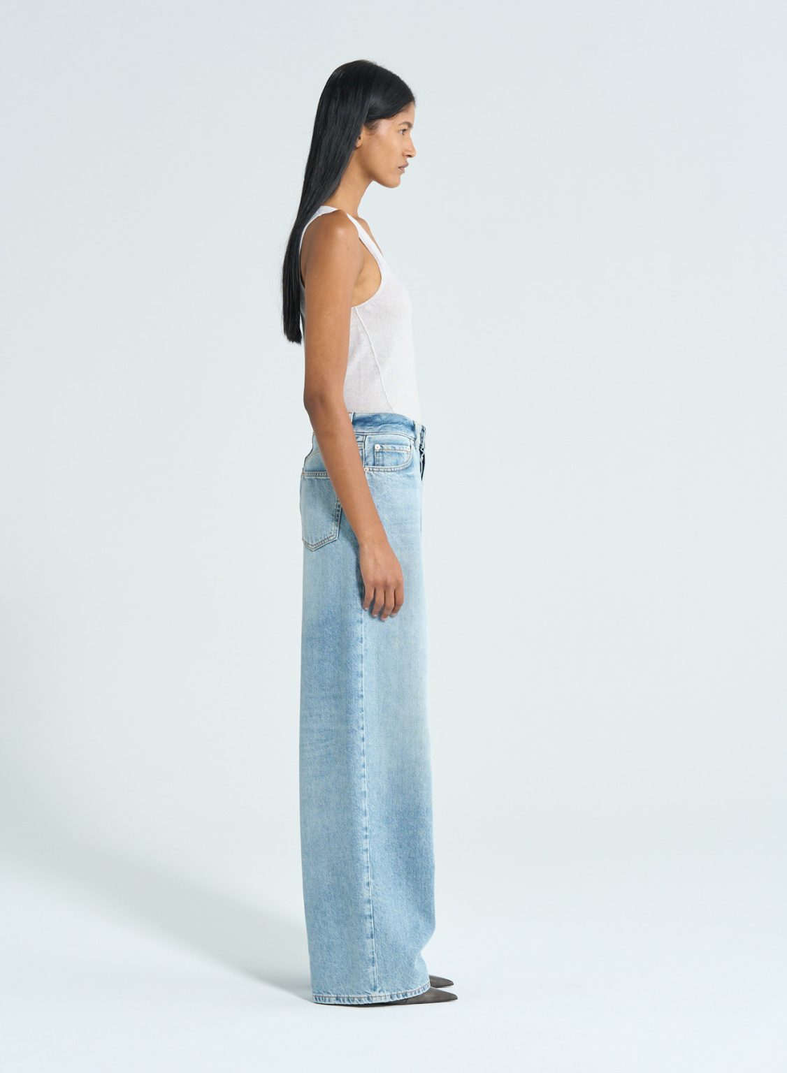 Jean Bethany aqua blue