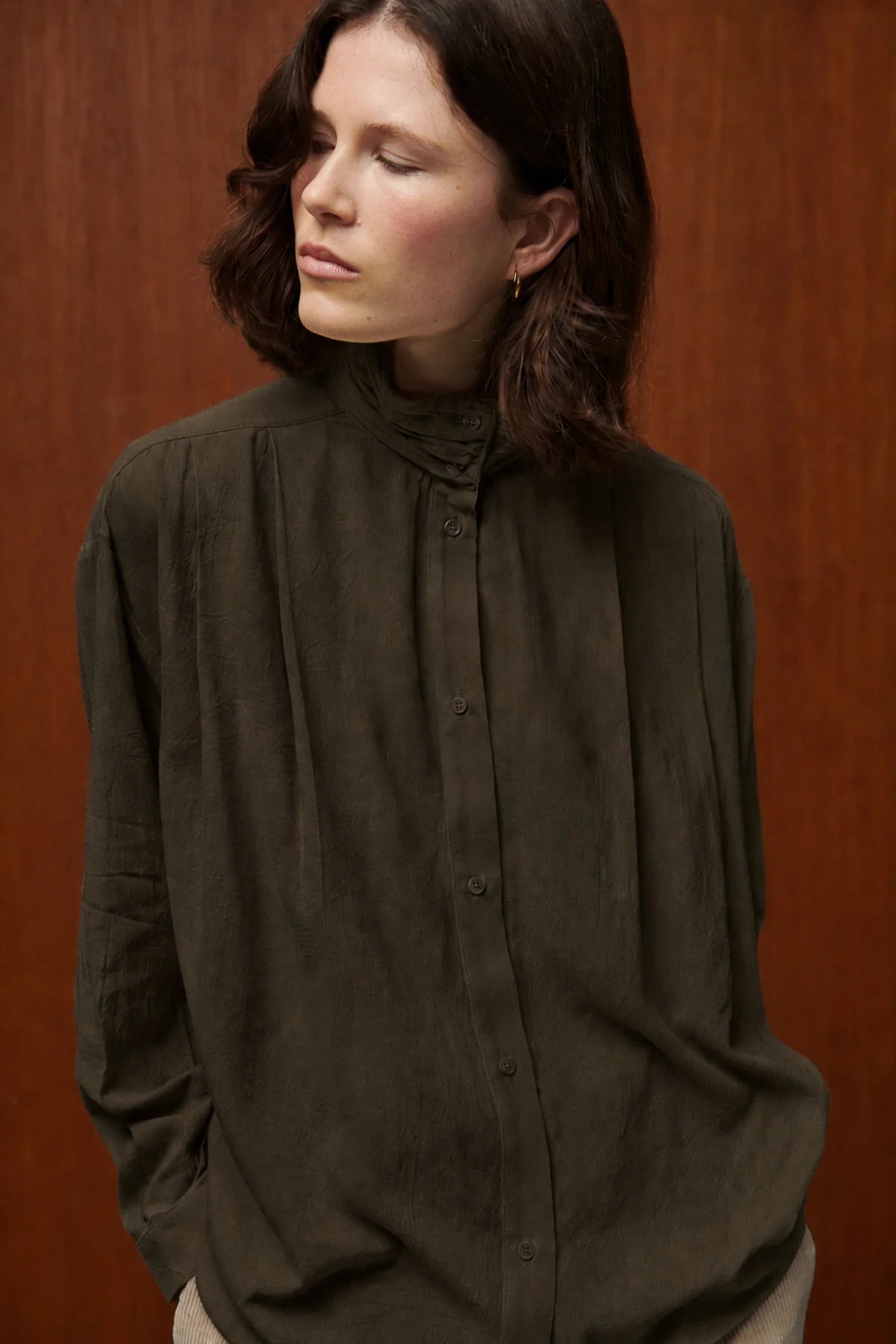 Blouse Lee bronze