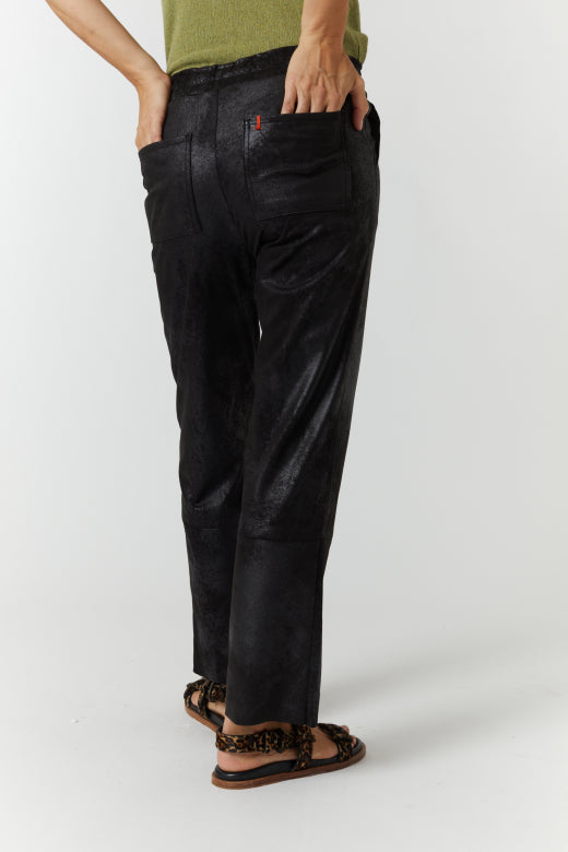 Pantavegan suede noir