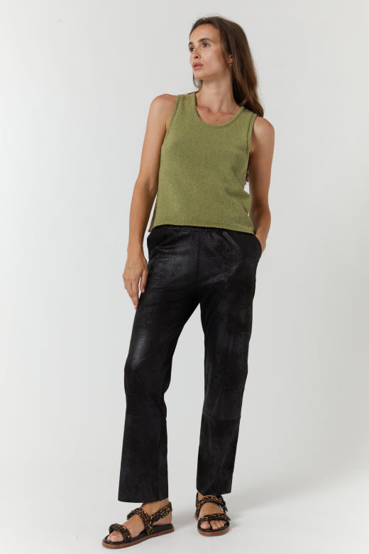 Pantavegan suede noir
