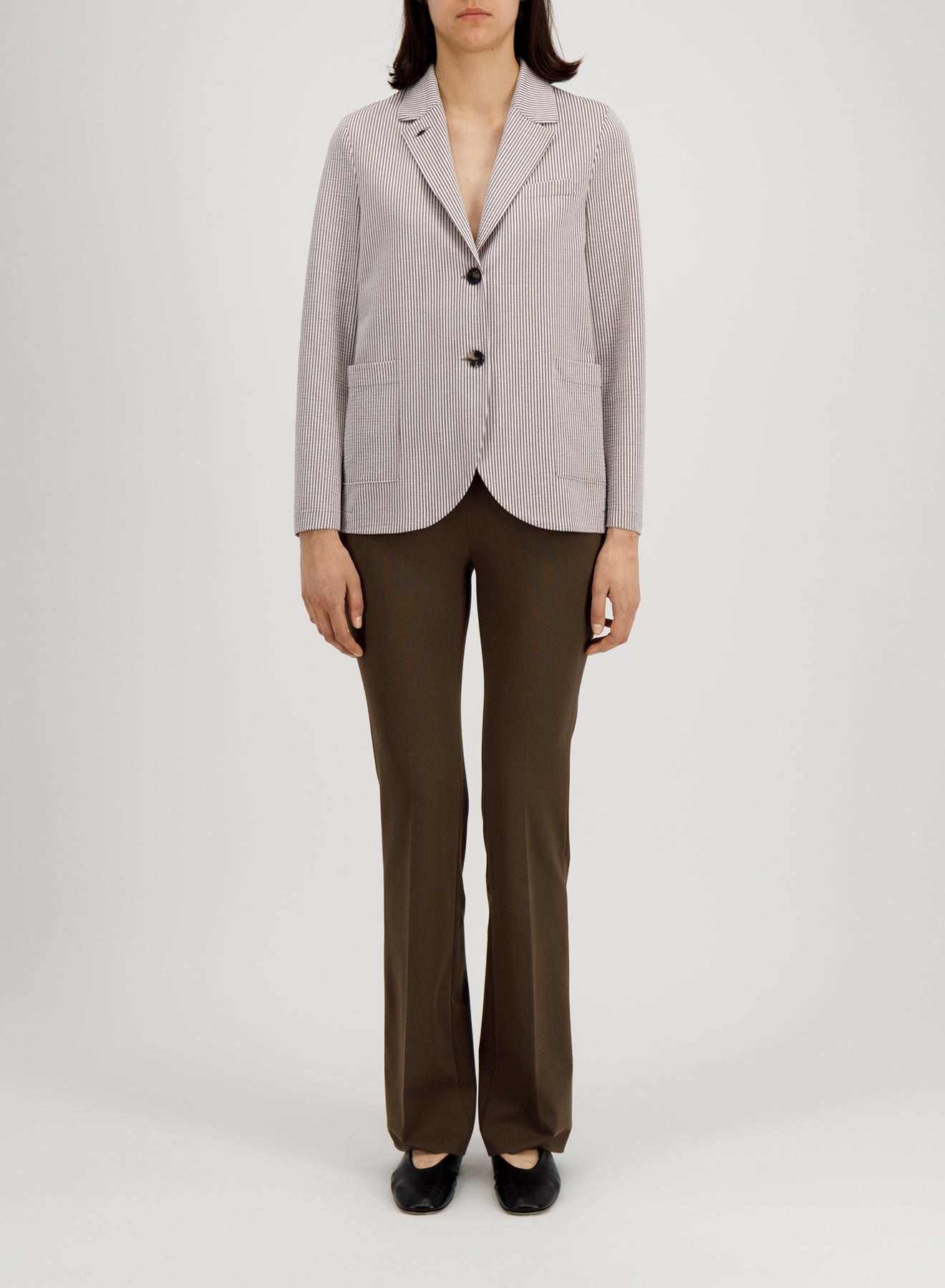 Veste Lily Tabacco&White