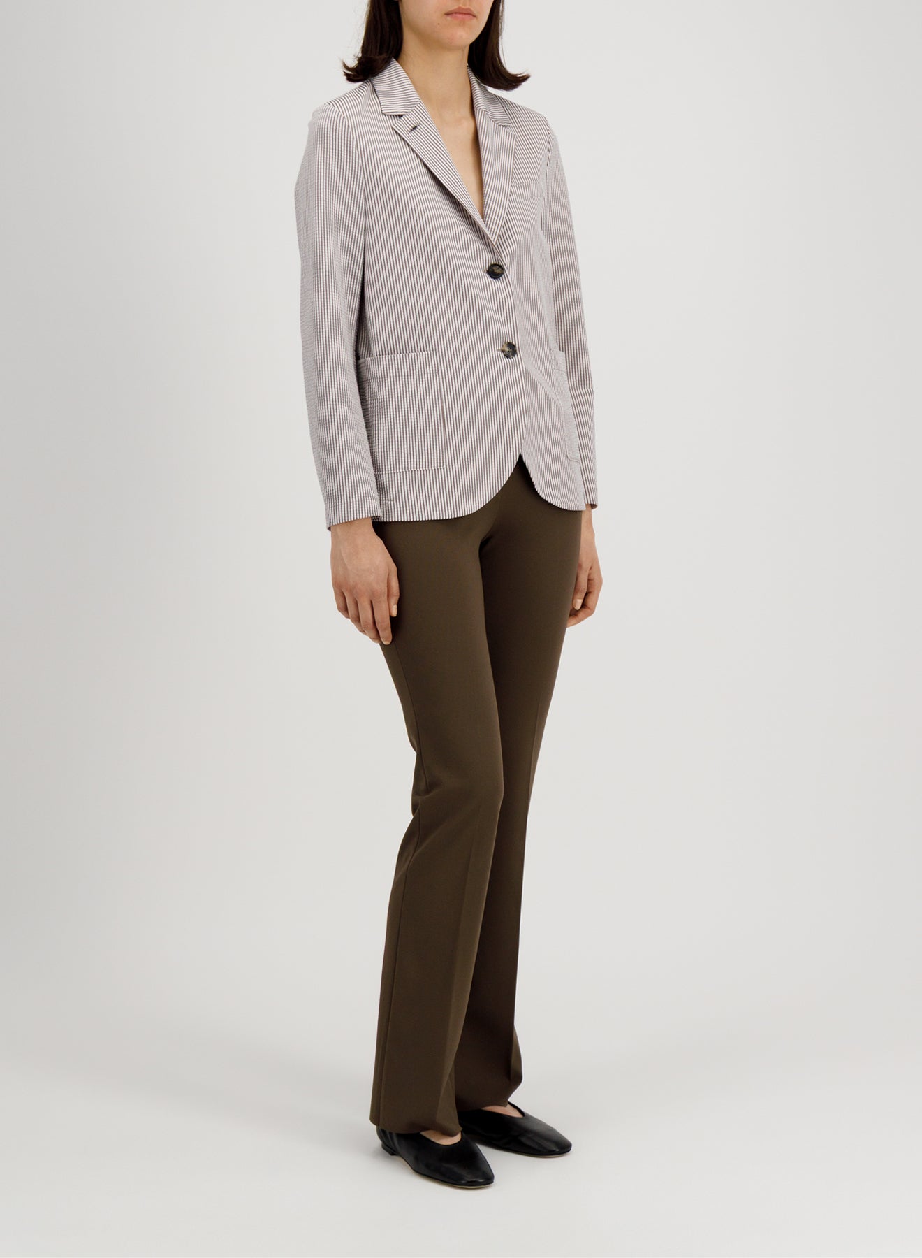 Veste Lily Tabacco&White