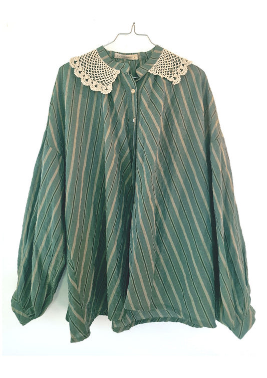 Blouse Delice Crochet vert