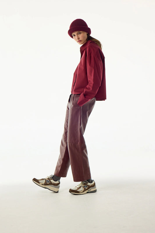 Pantalon en cuir