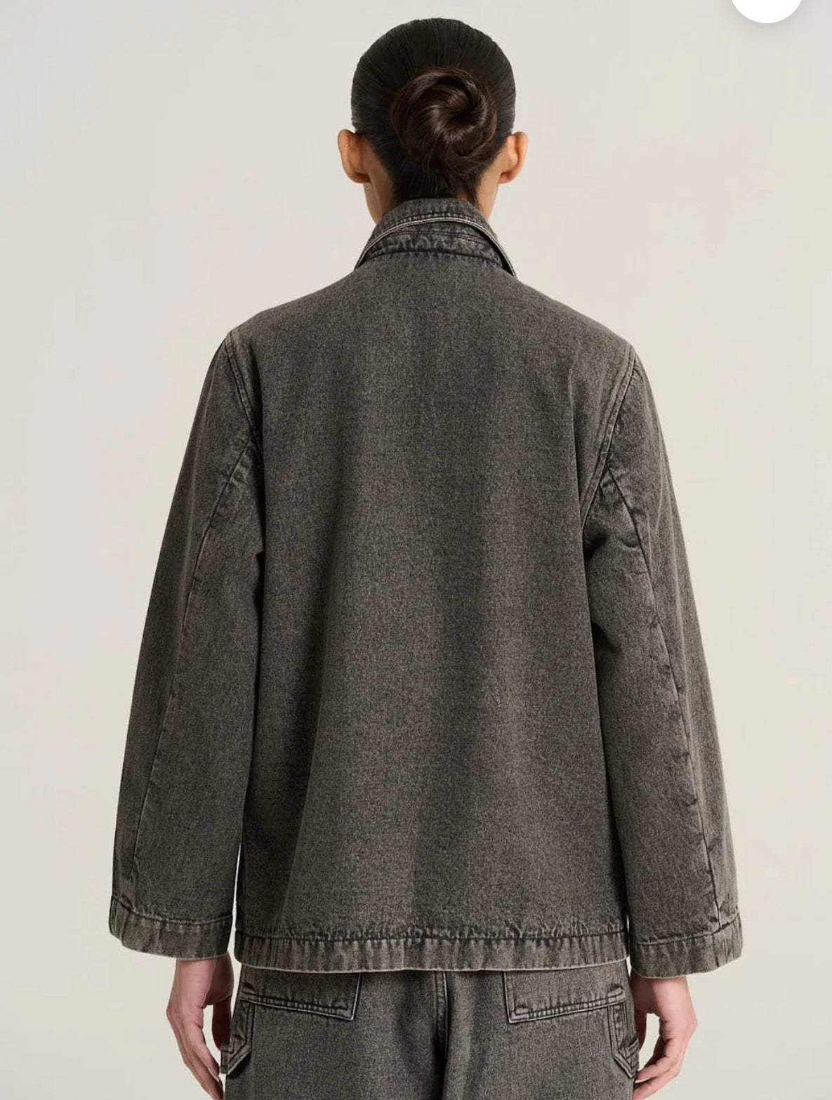 Veste Émile délavé noir