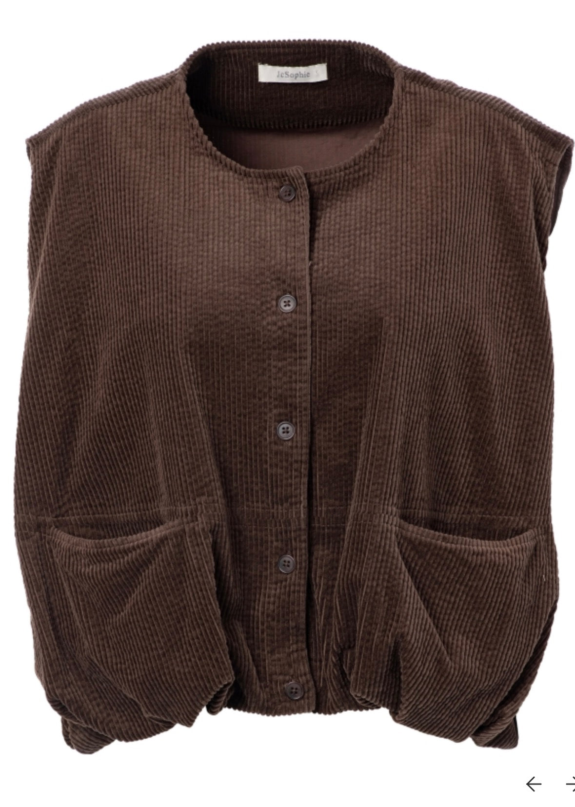 Veste Peace choco