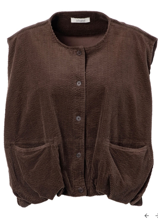 Veste Peace choco