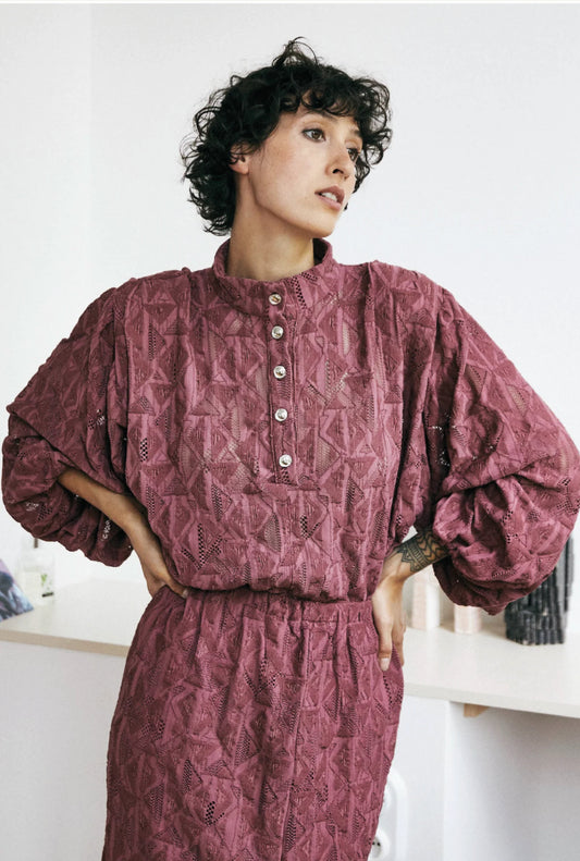 Blouse Fame grenat