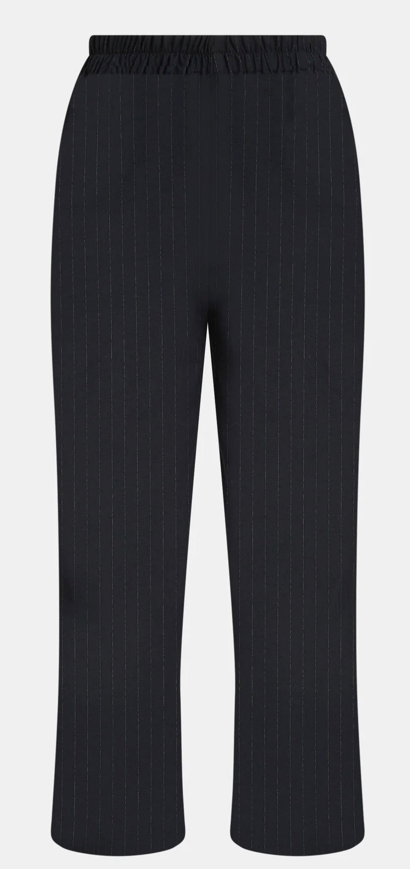Pantalon marine à rayures