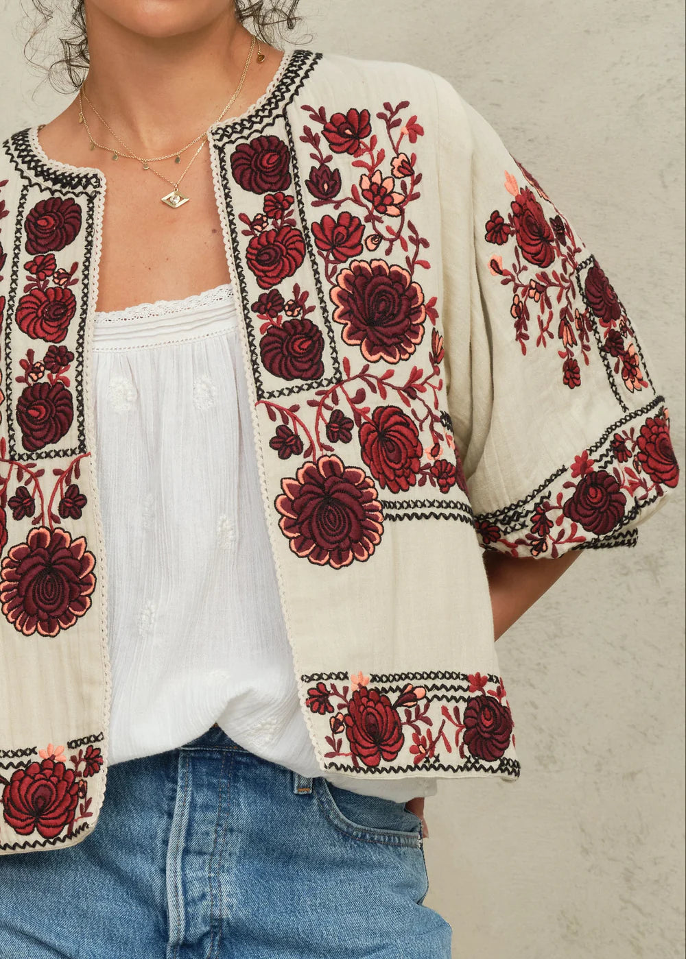 Veste Greta red