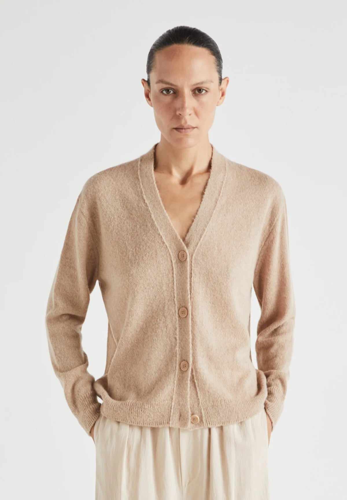 Gilet Agulla camel