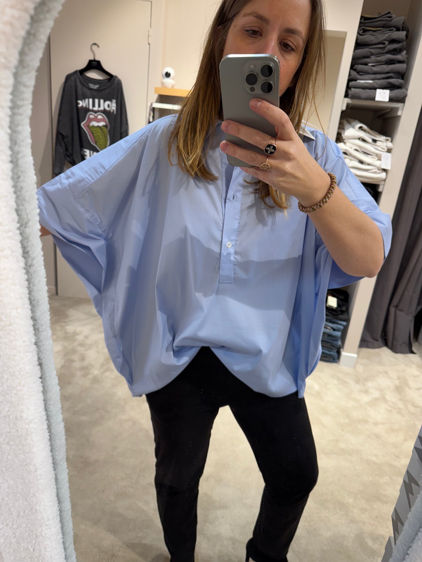 Blouse Lilo bleu lavande