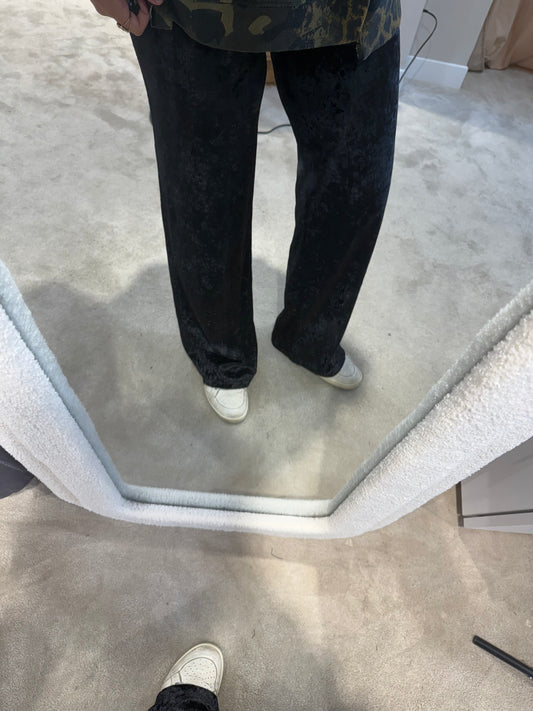 Velours frappé noir