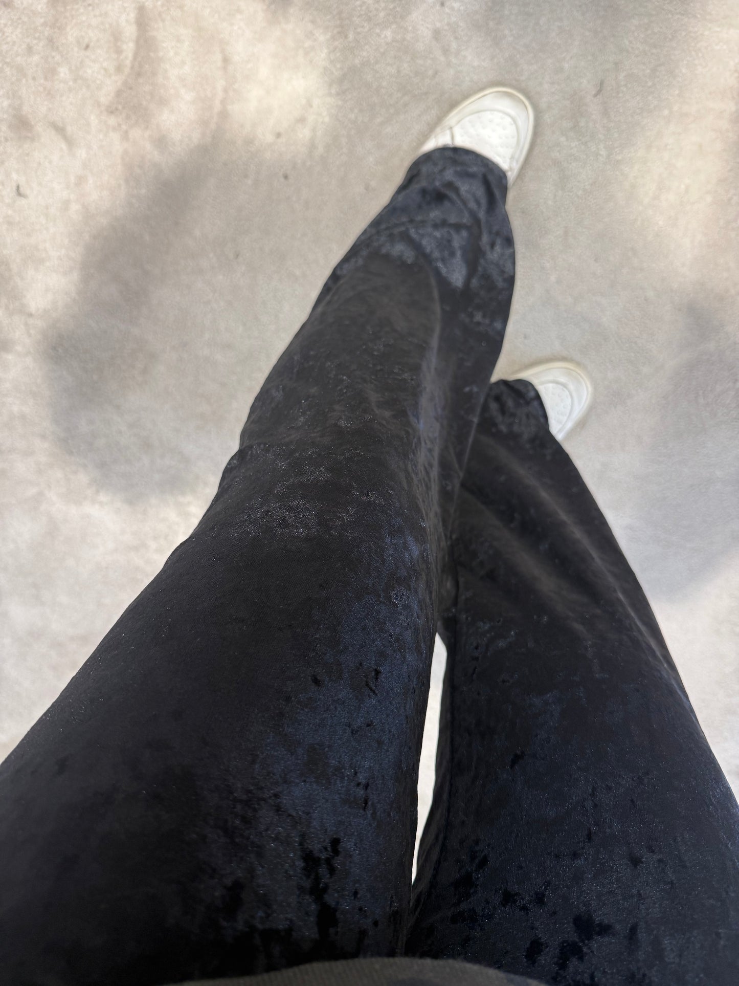 Velours frappé noir