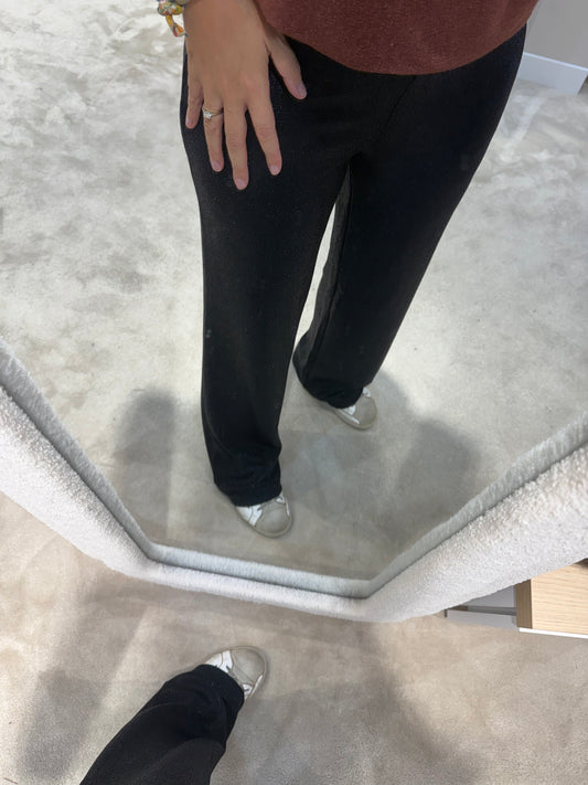 Pantalon paillette noir