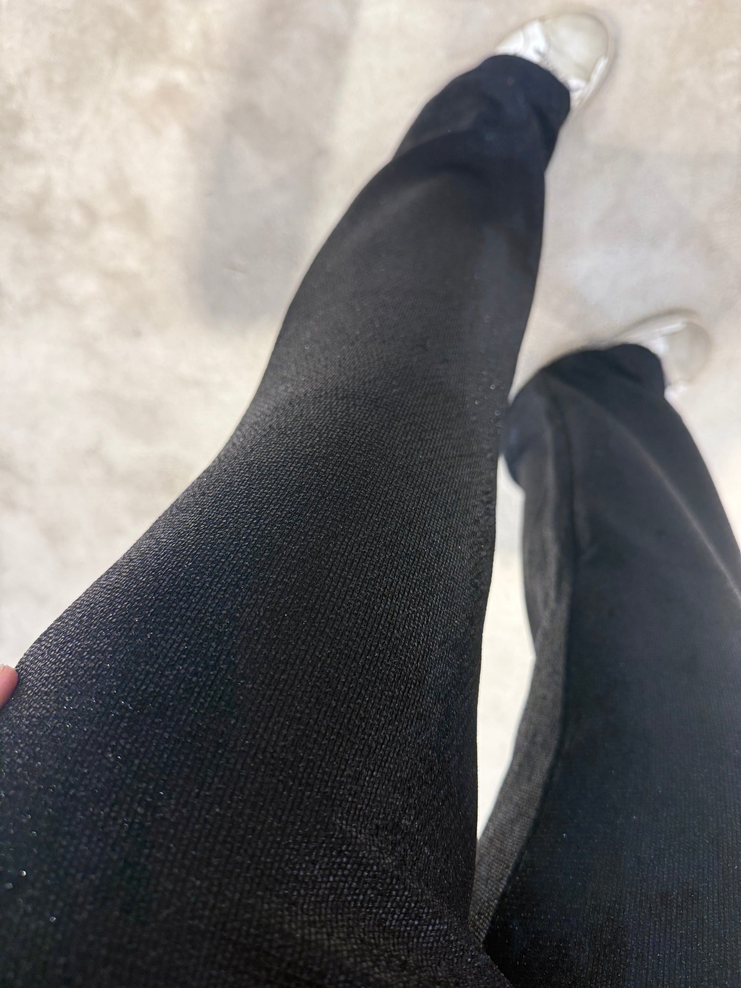 Pantalon paillette noir