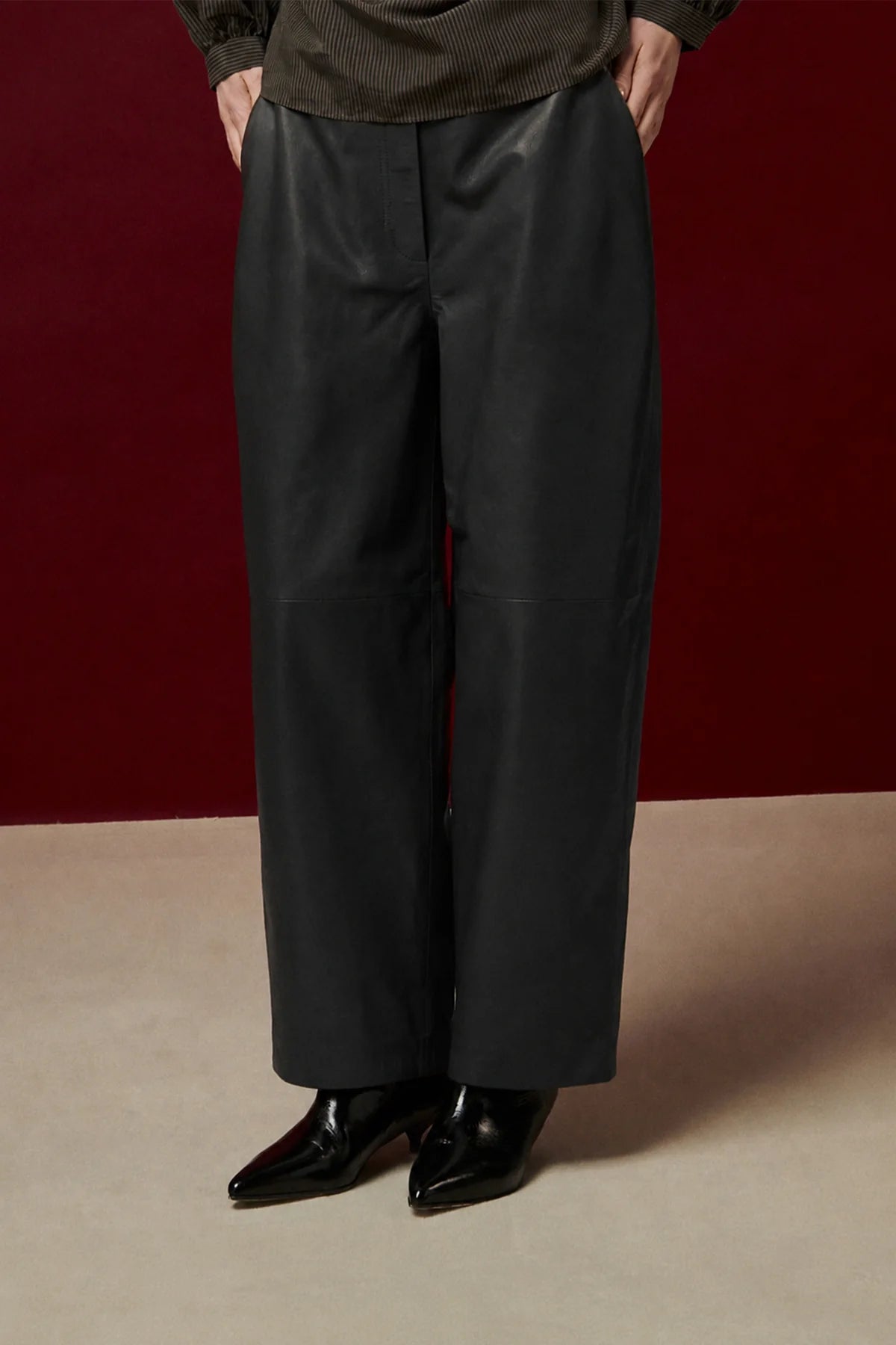 Pantalon Conrad cuir