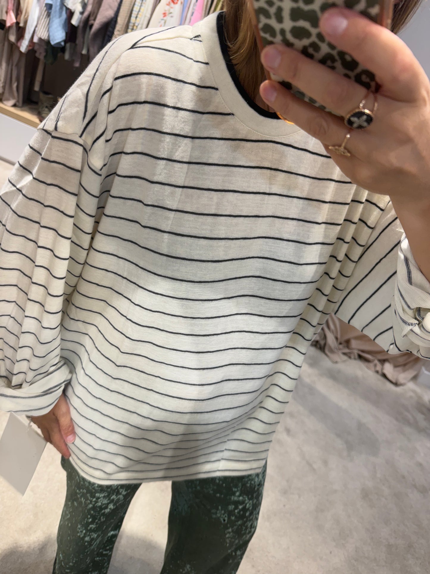 Tee-shirt manches longues oversize