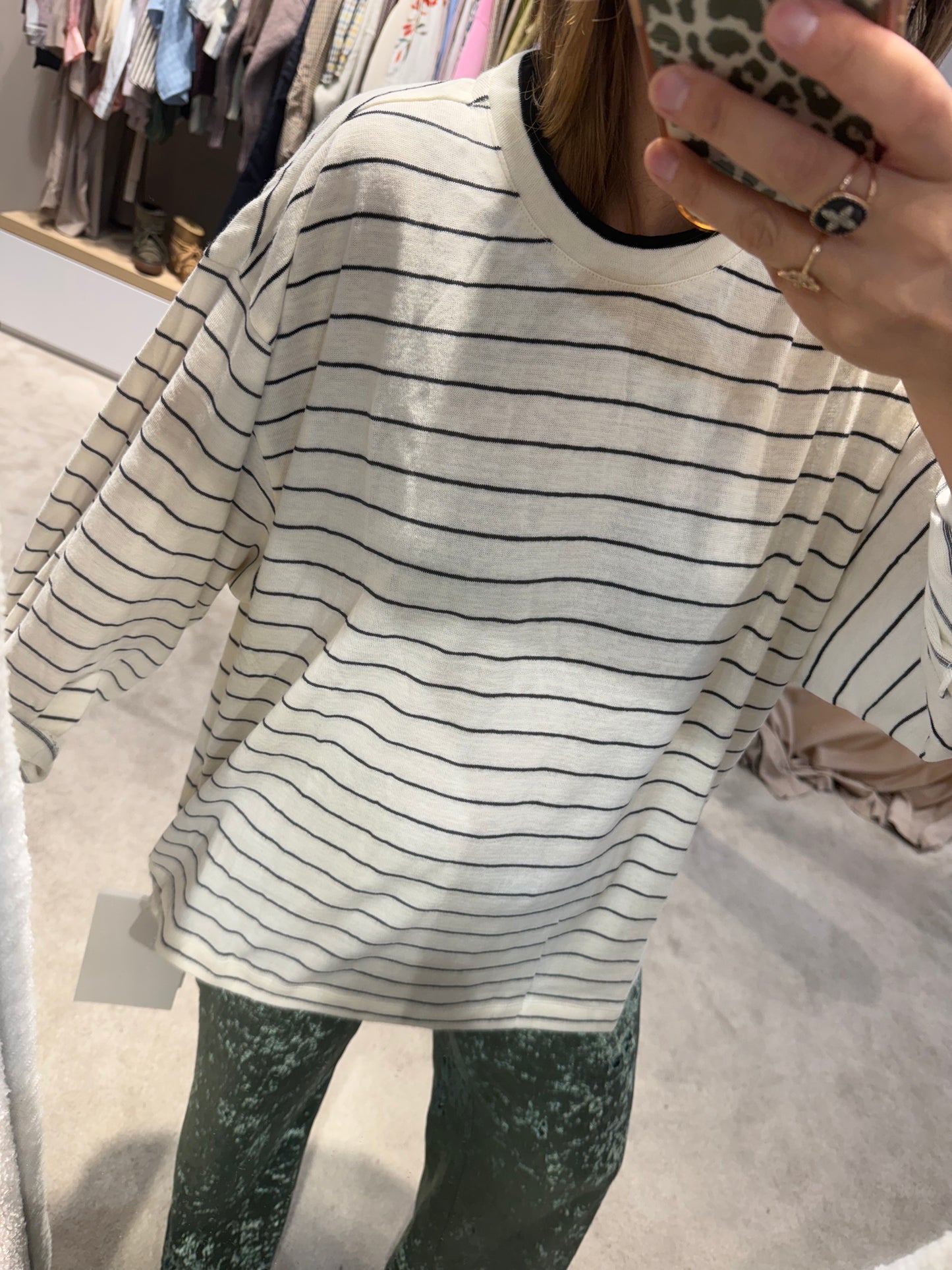Tee-shirt manches longues oversize