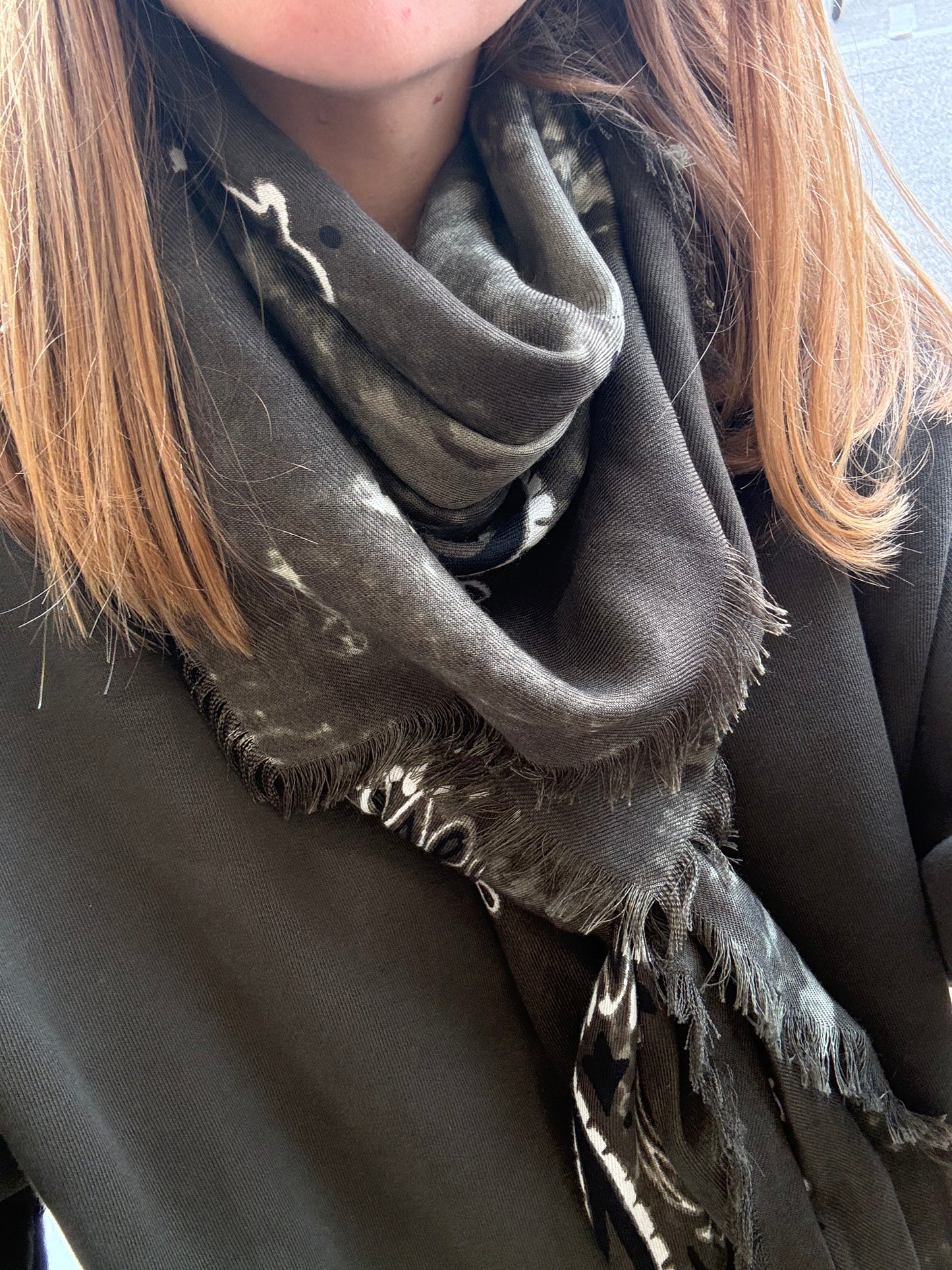 Foulard  kaki