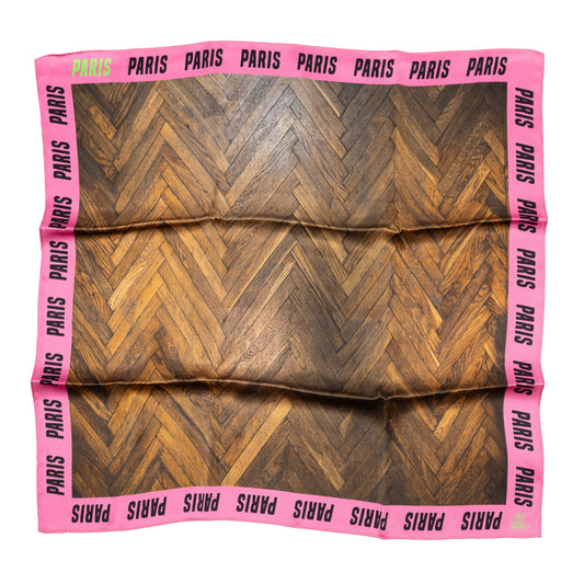Foulard Paris rose