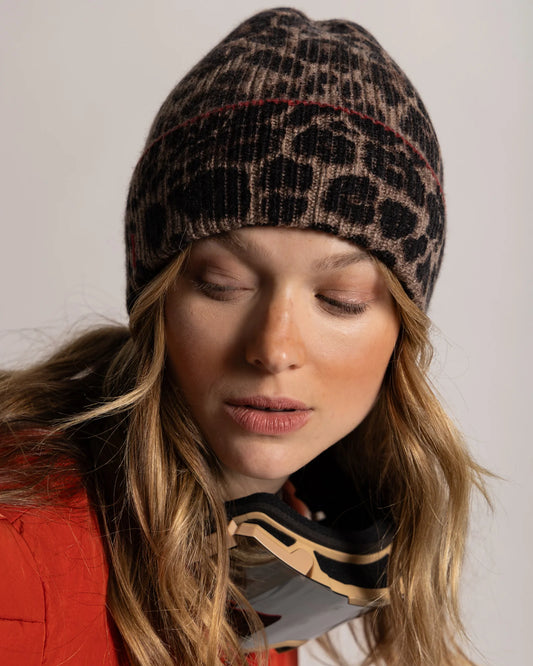 Bonnet  wild léopard