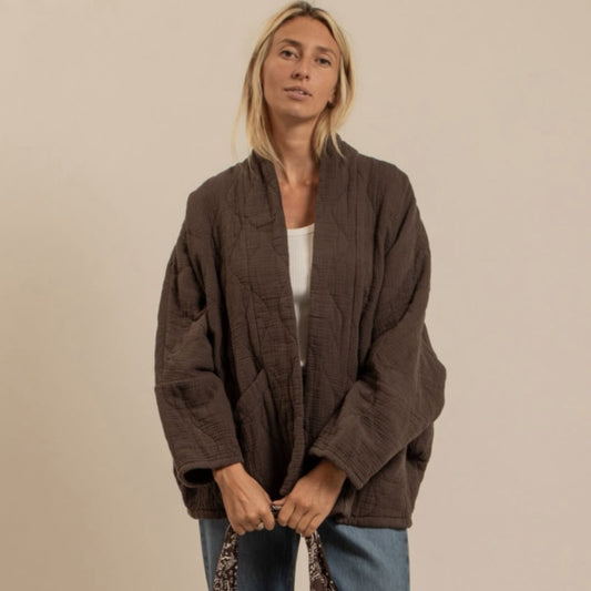 Veste Chicago chocolat