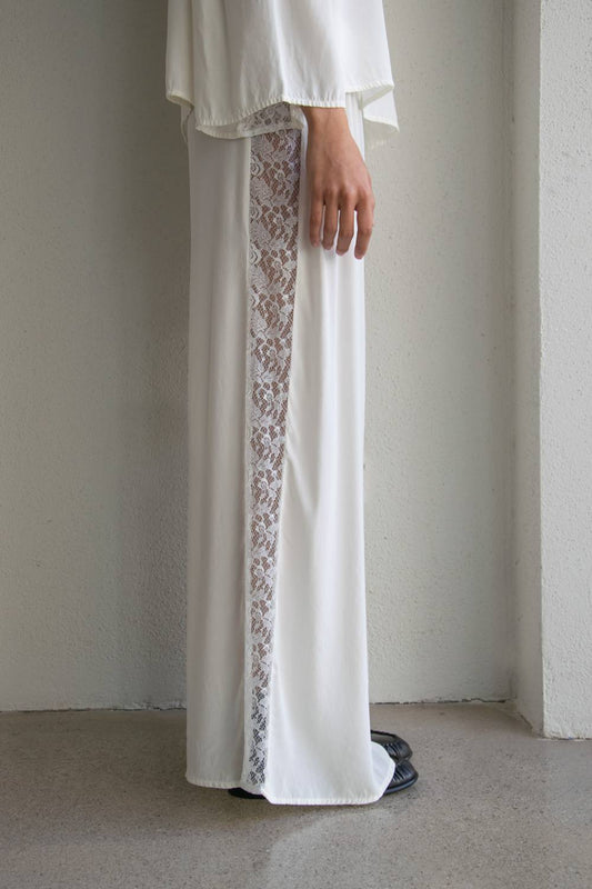 Pantalon Jazzdancer Lace blanc
