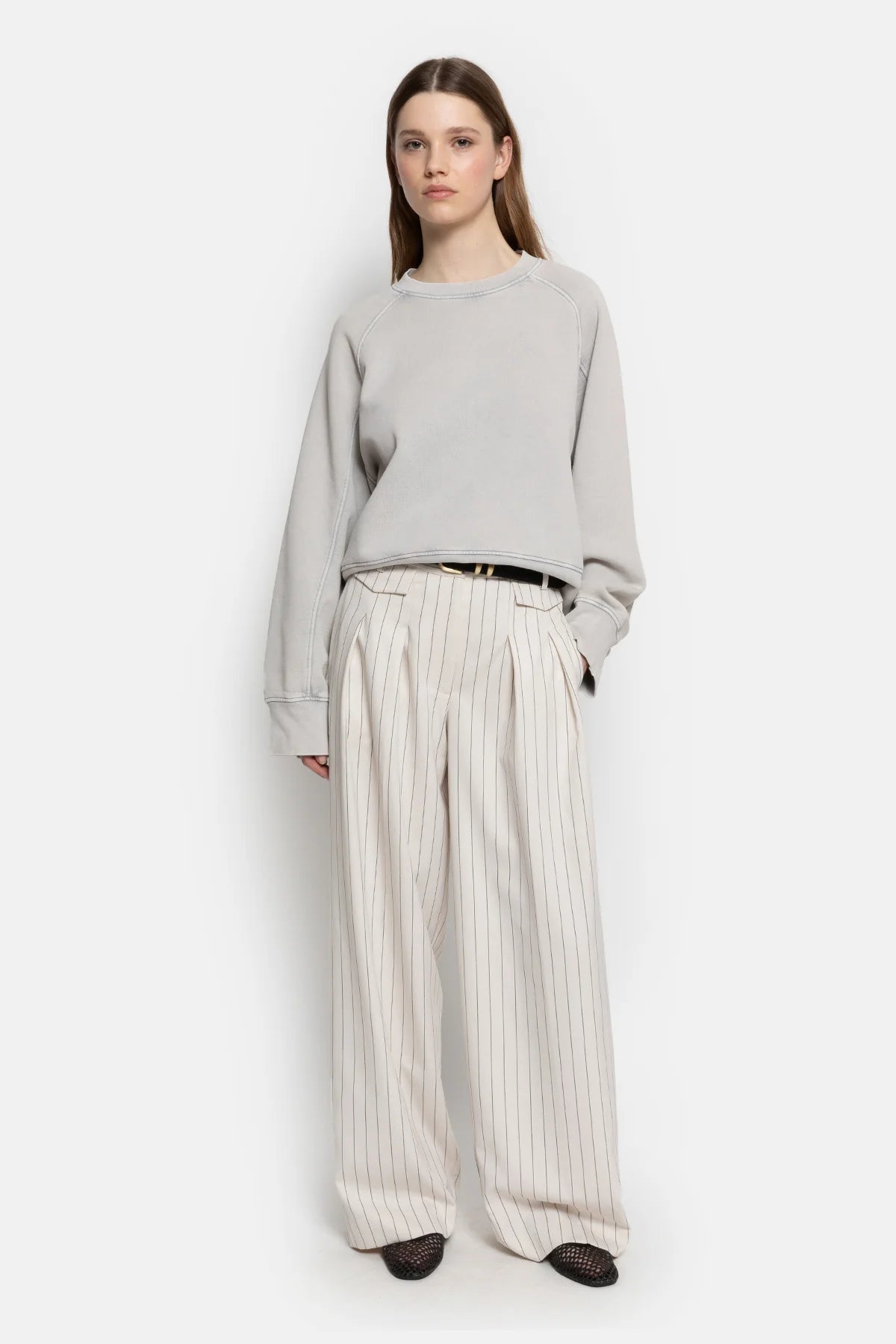 Sweat Mike natural grey