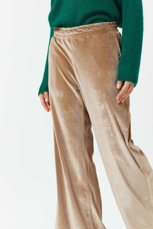 Pantalon Vintage beige luxe