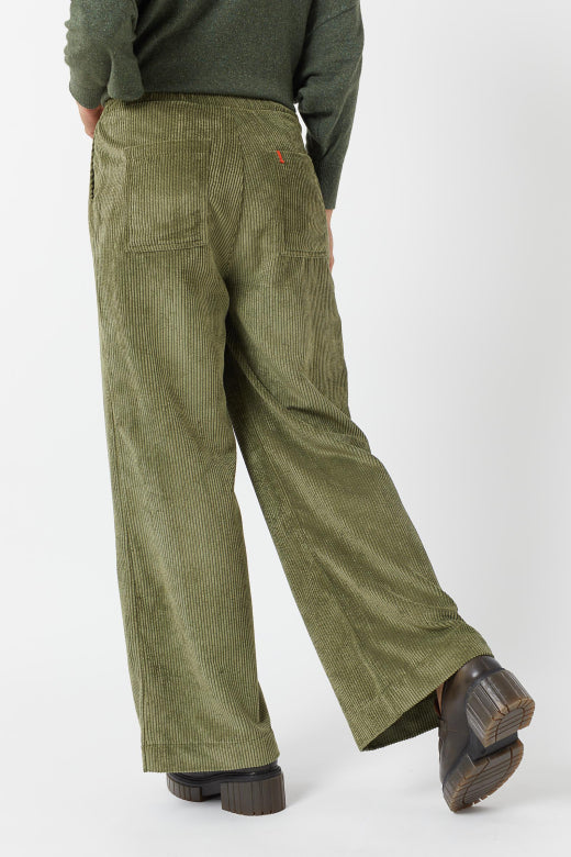 Pantalon Vintage velours kaki