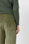 Pantalon Vintage velours kaki